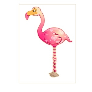 Valentines Flamingo